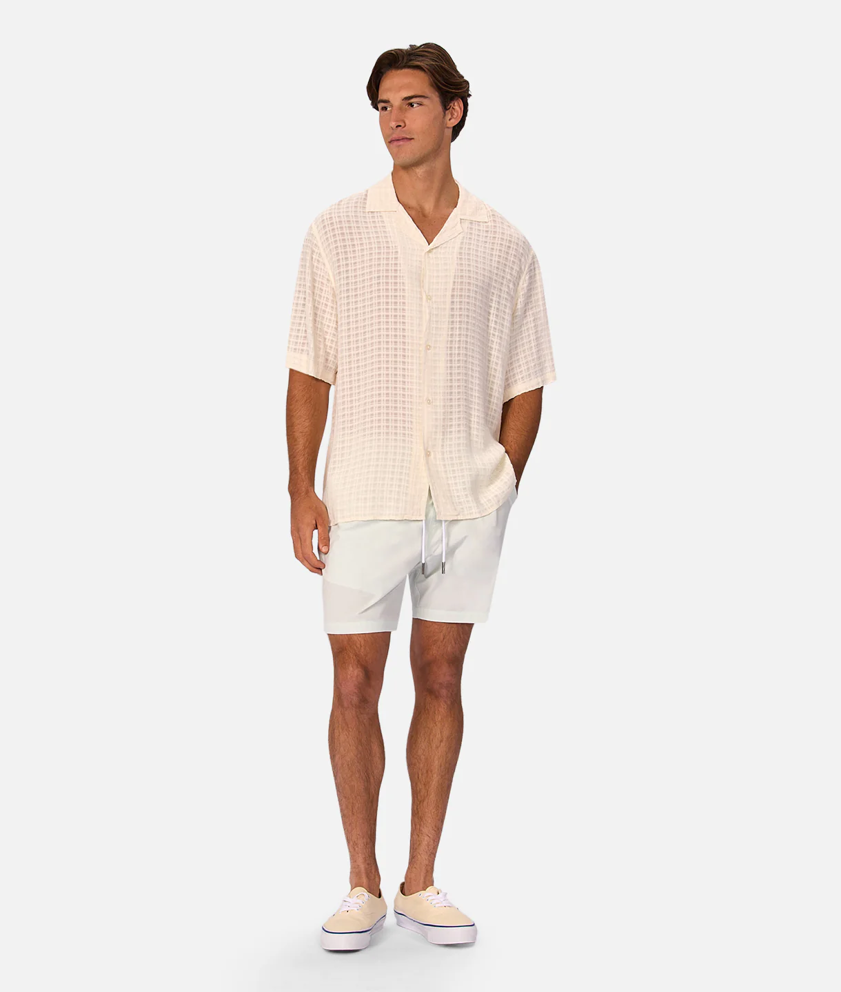 The Barbados Swim Short - Fog 25