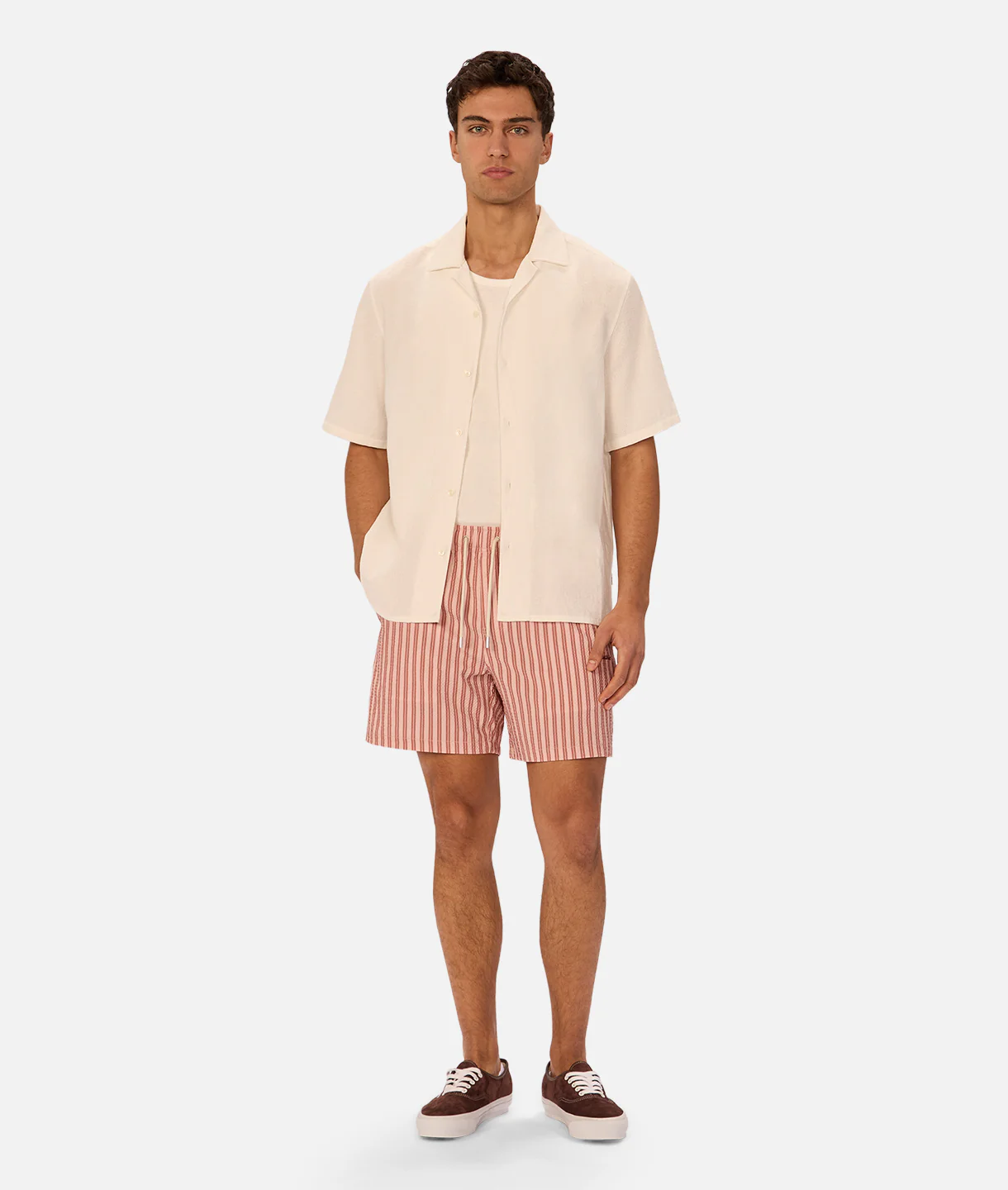 The Berkeley Swim Short - Rose/Red