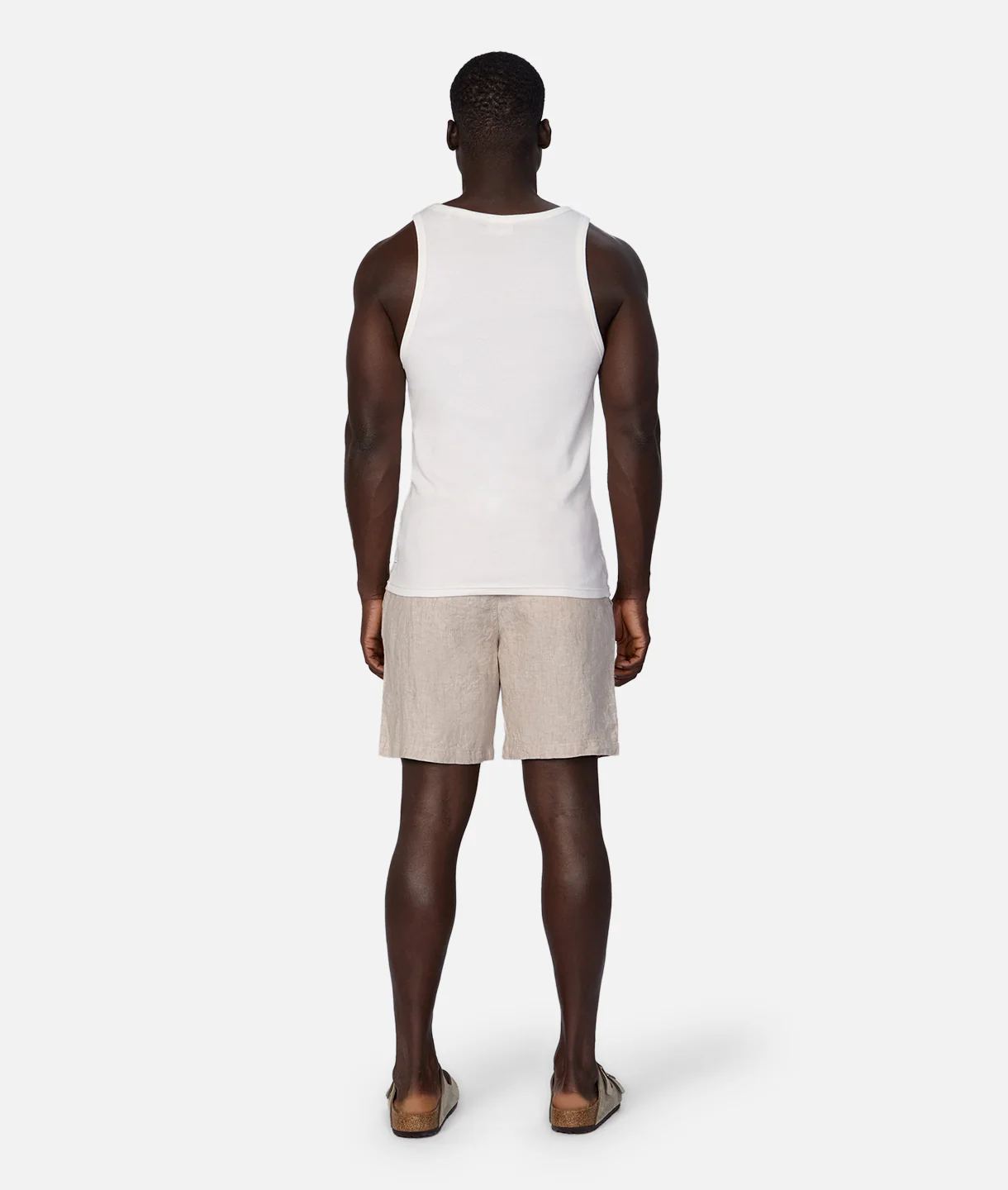The Brando Ribbed Tank Top - Chalk