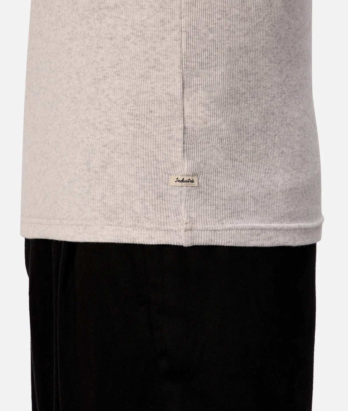 The Brando Ribbed Tank Top - Grey Marle