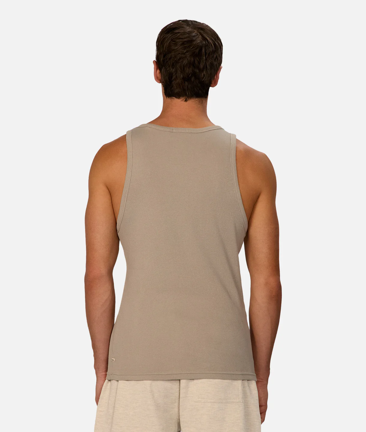 The Brando Ribbed Tank Top - Putty
