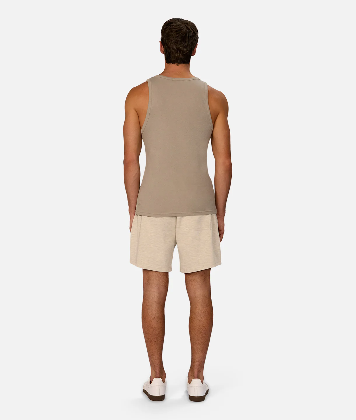The Brando Ribbed Tank Top - Putty