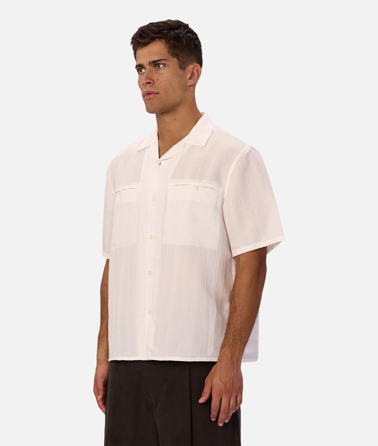 The Cabrillo Short Sleeve Shirt - Off White