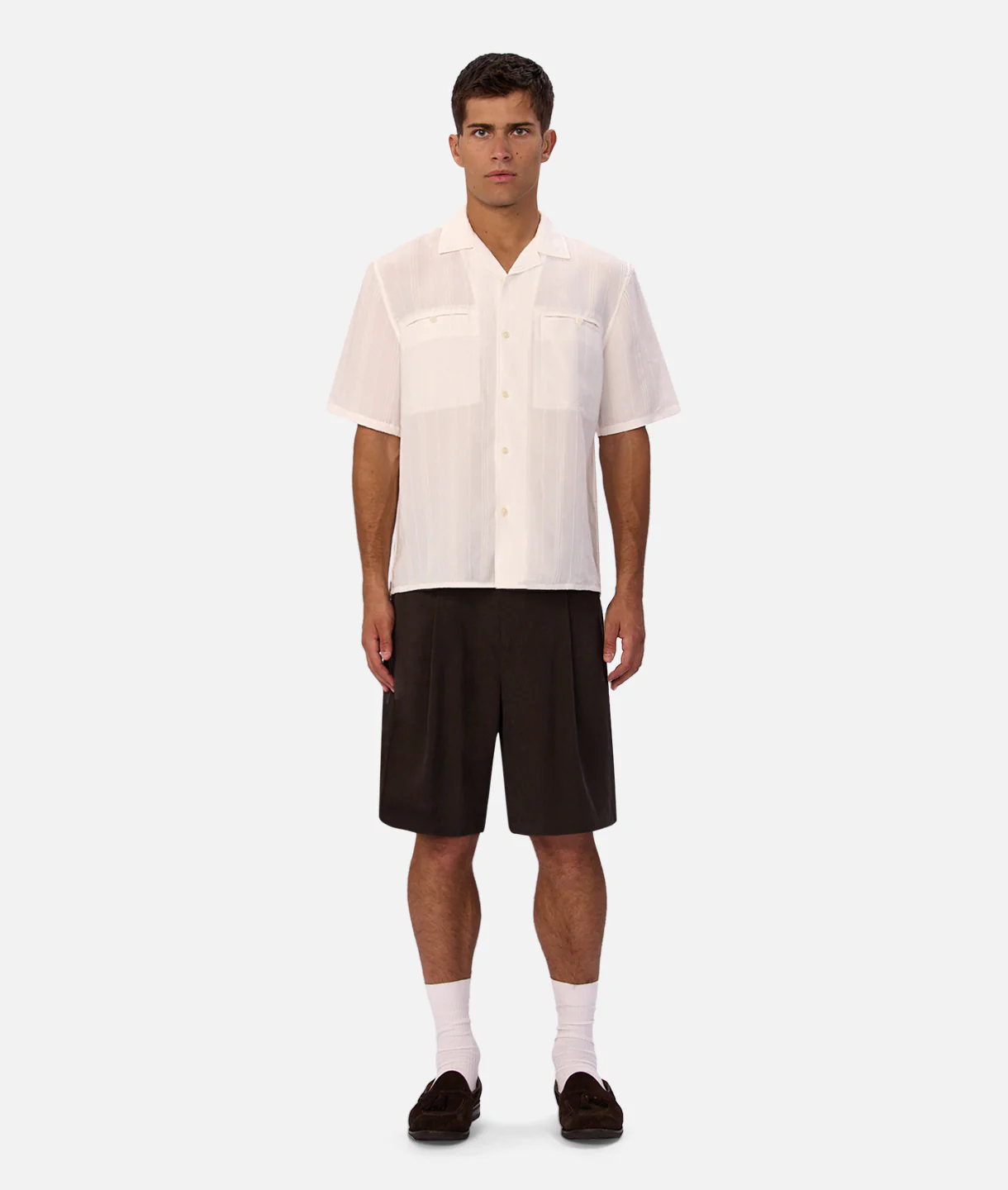 The Cabrillo Short Sleeve Shirt - Off White