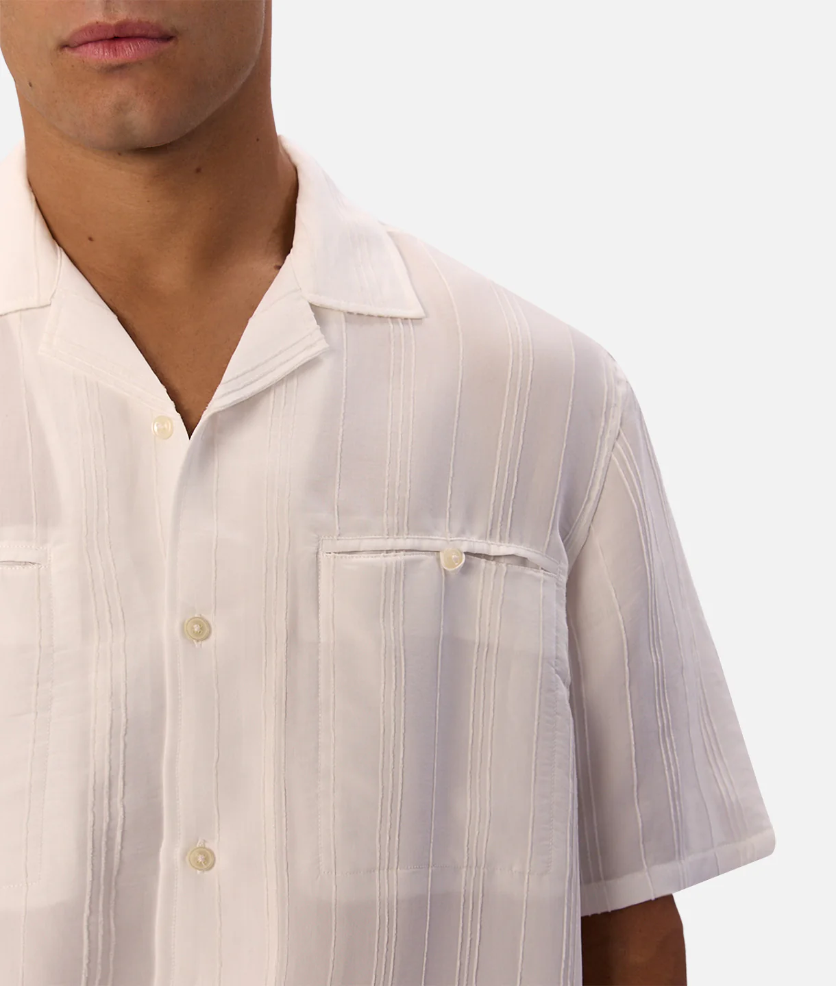 The Cabrillo Short Sleeve Shirt - Off White
