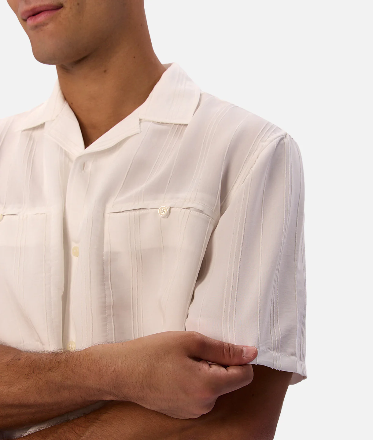 The Cabrillo Short Sleeve Shirt - Off White