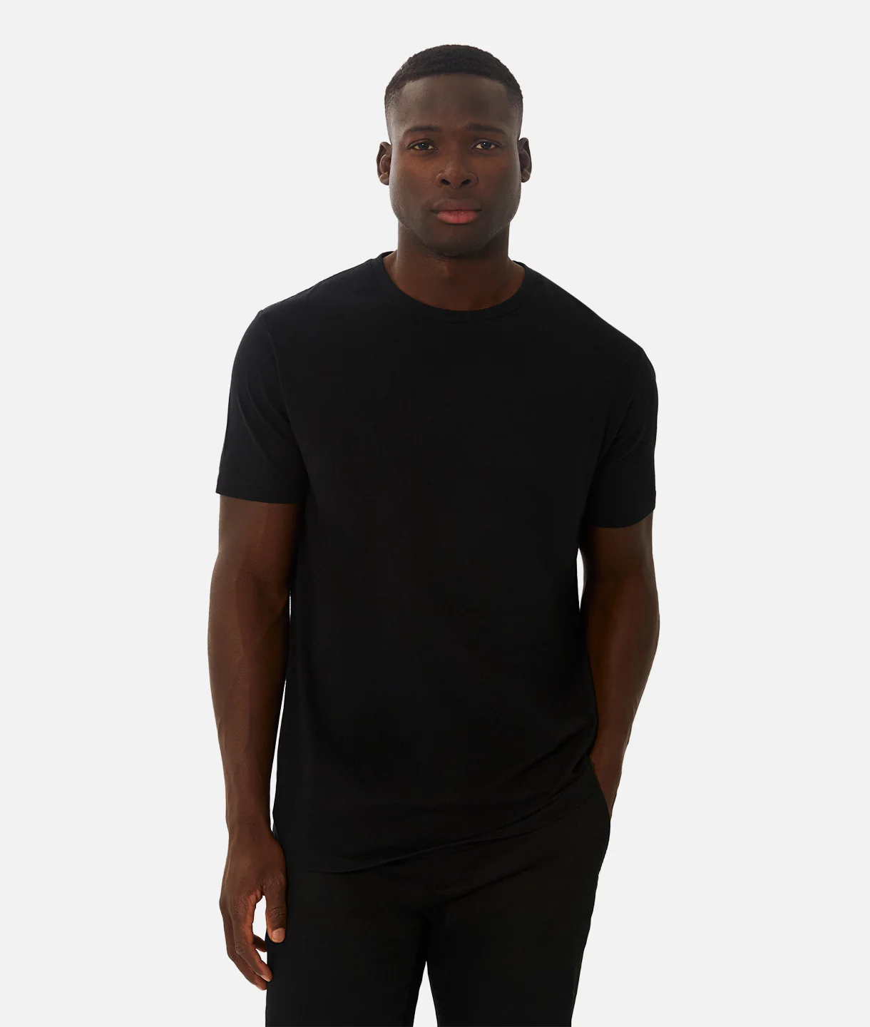 The Basic Crew Neck T-Shirt - Black