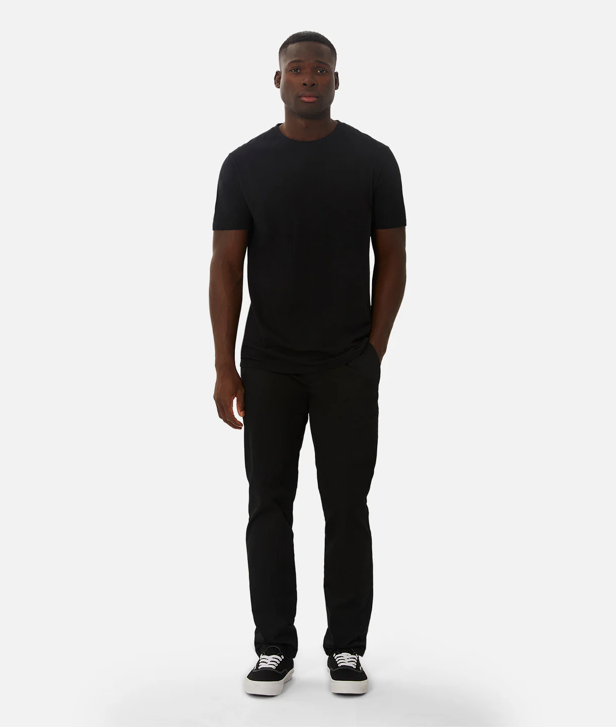 The Basic Crew Neck T-Shirt - Black