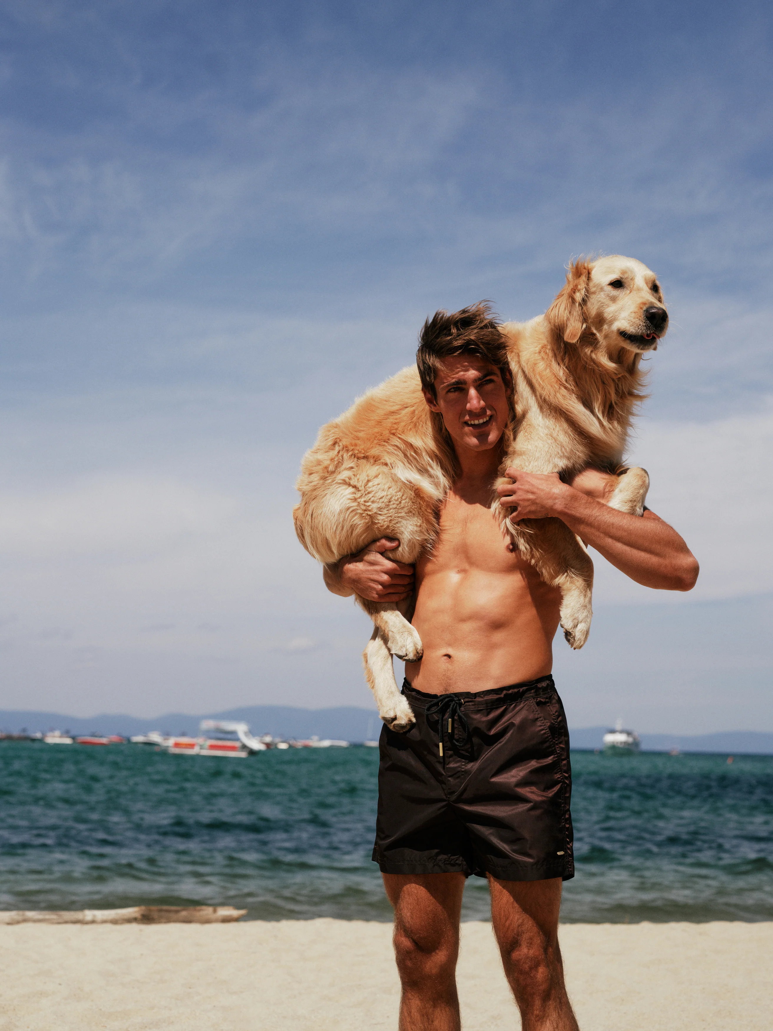 The Cannes Swim Short - Dark Chocolate