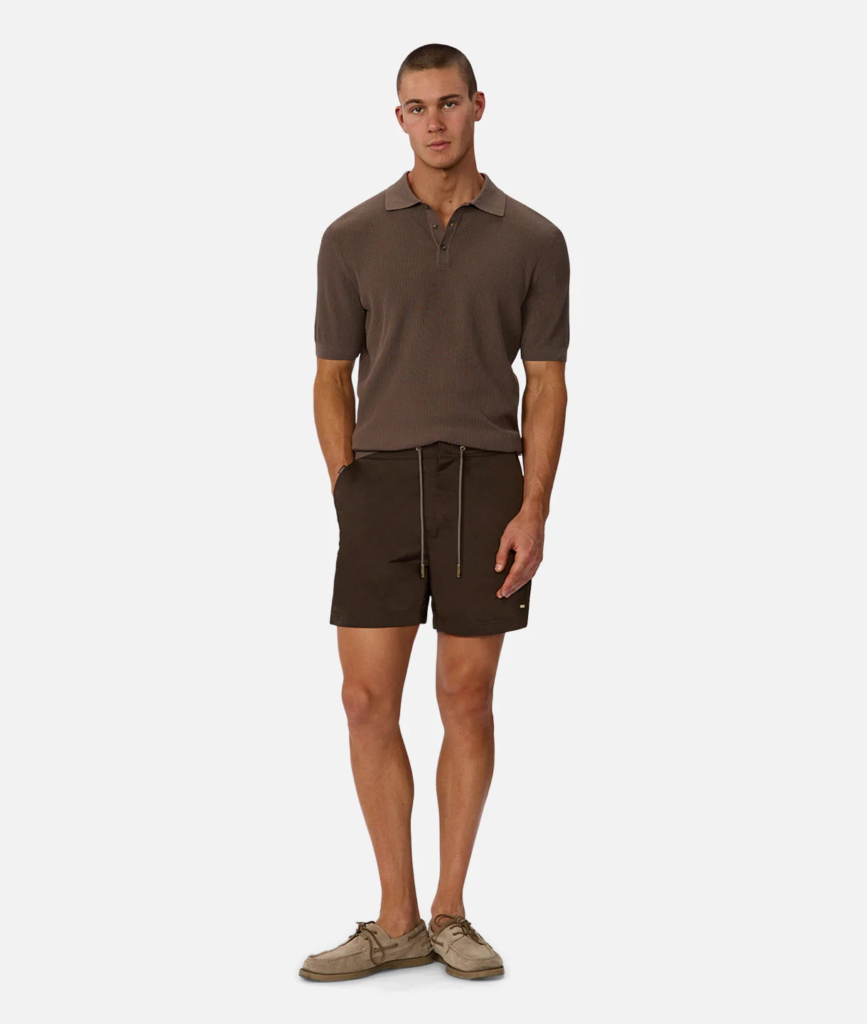 The Cannes Swim Short - Dark Chocolate