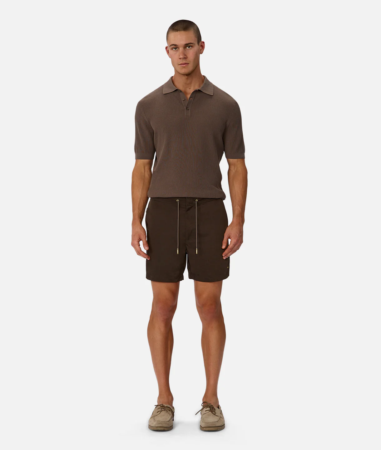 The Cannes Swim Short - Dark Chocolate