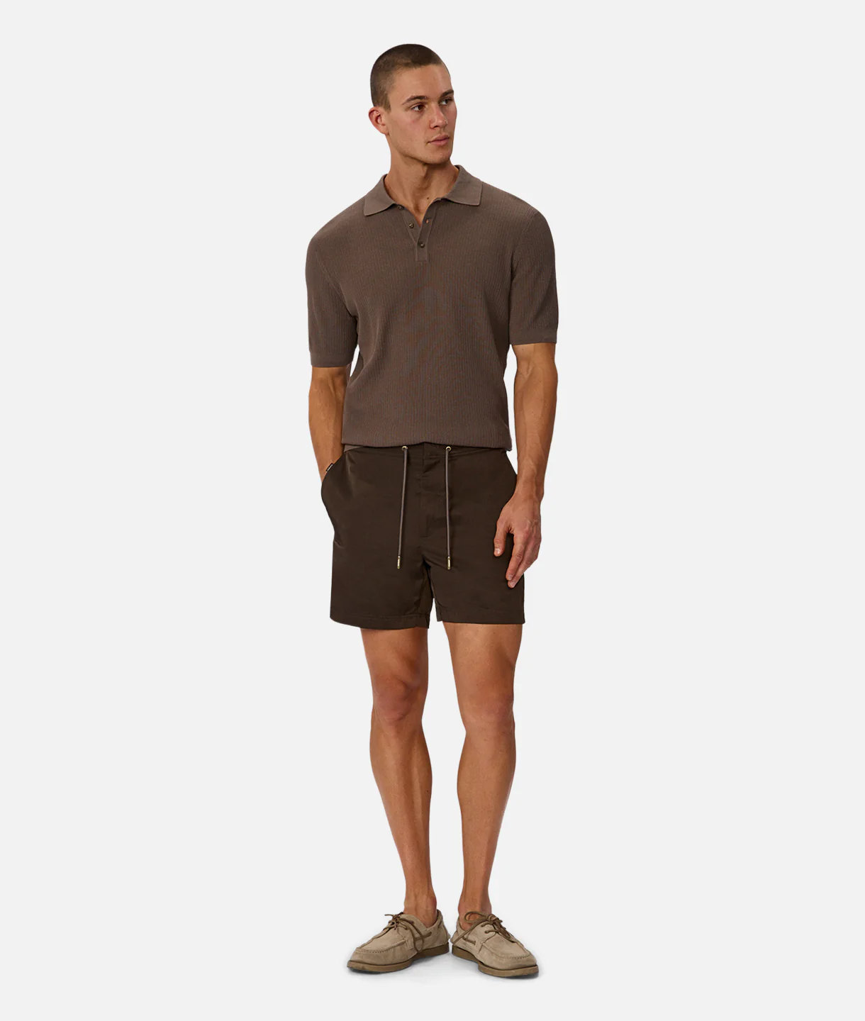 The Cannes Swim Short - Dark Chocolate
