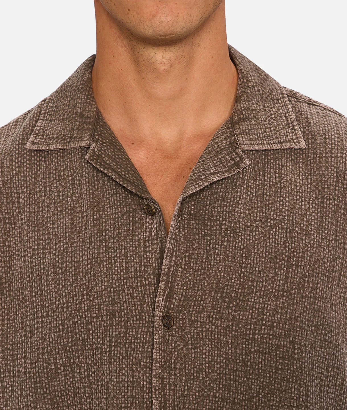 The Canyon Short Sleeve Shirt - Bark