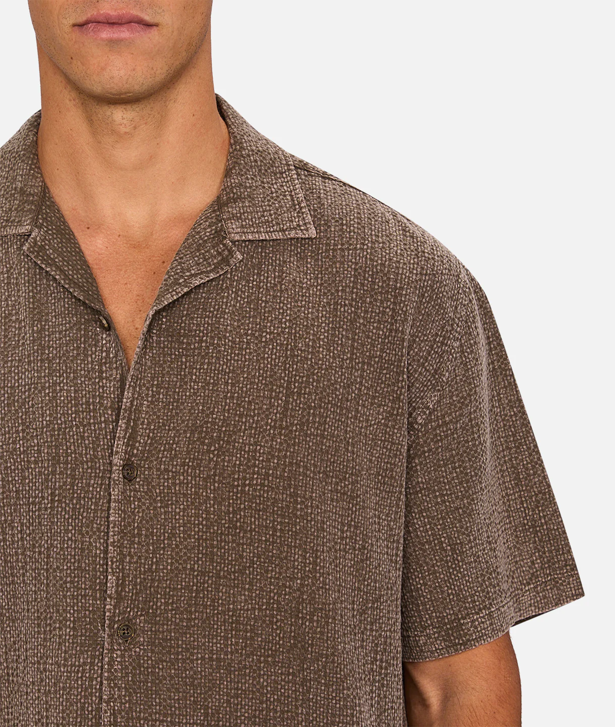 The Canyon Short Sleeve Shirt - Bark