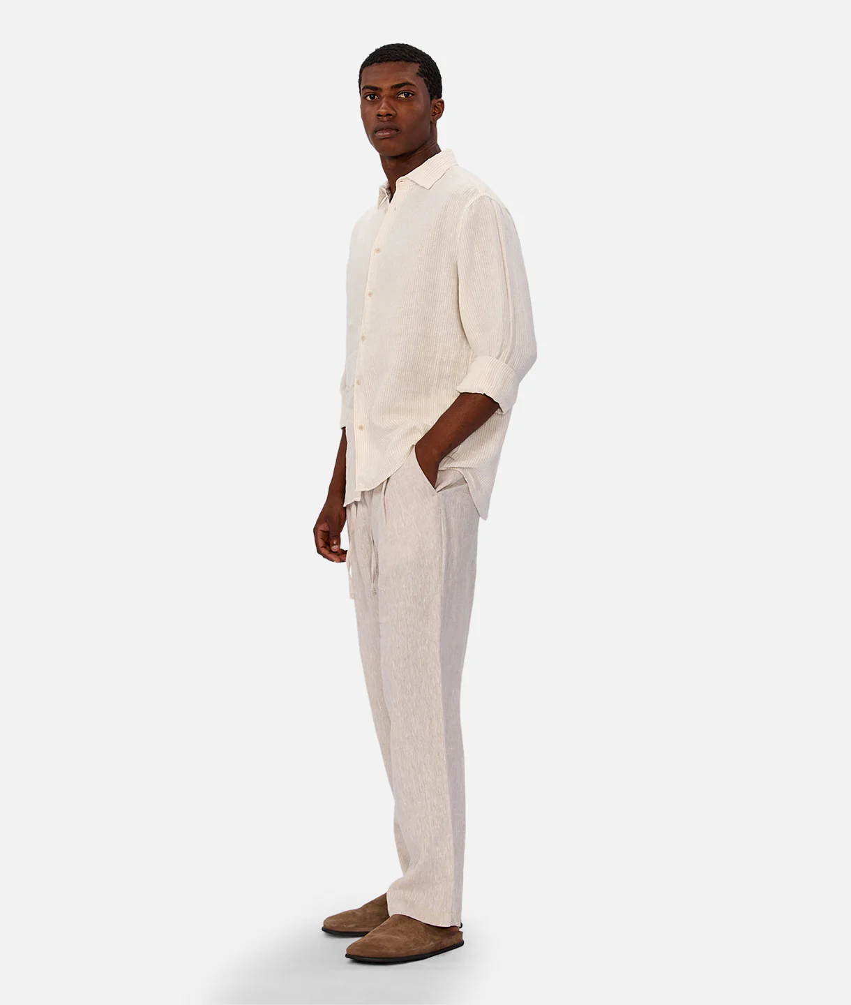 The Catania Linen Pant - Kalamata