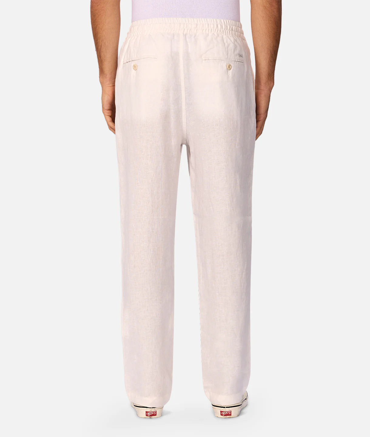 The Catania Linen Pant - Winter White
