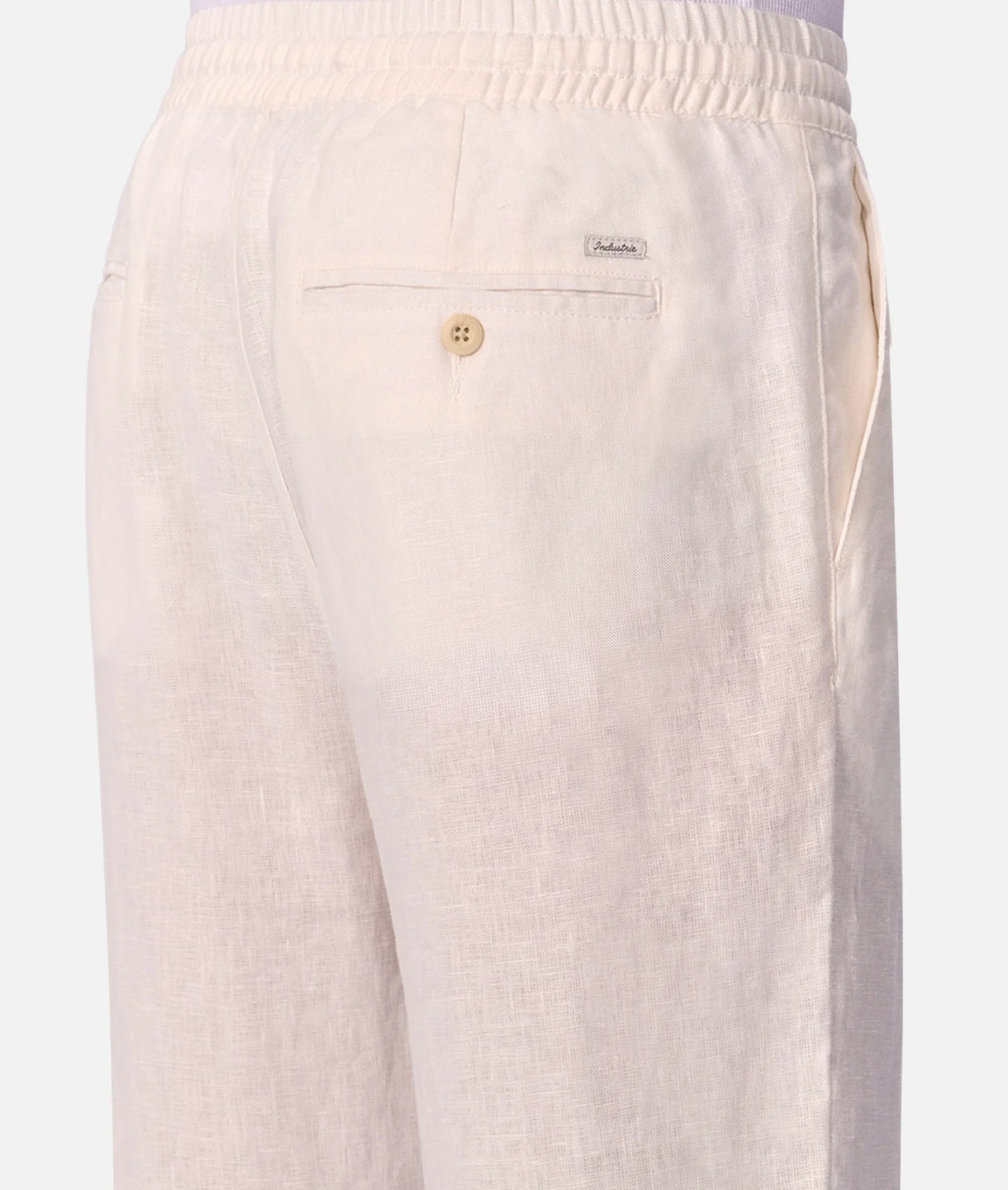 The Catania Linen Pant - Winter White