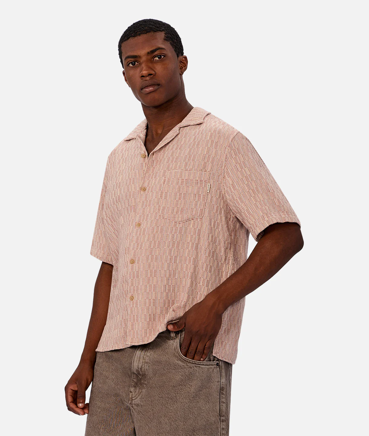 The Clinton Short Sleeve Shirt - Kidney Combo
