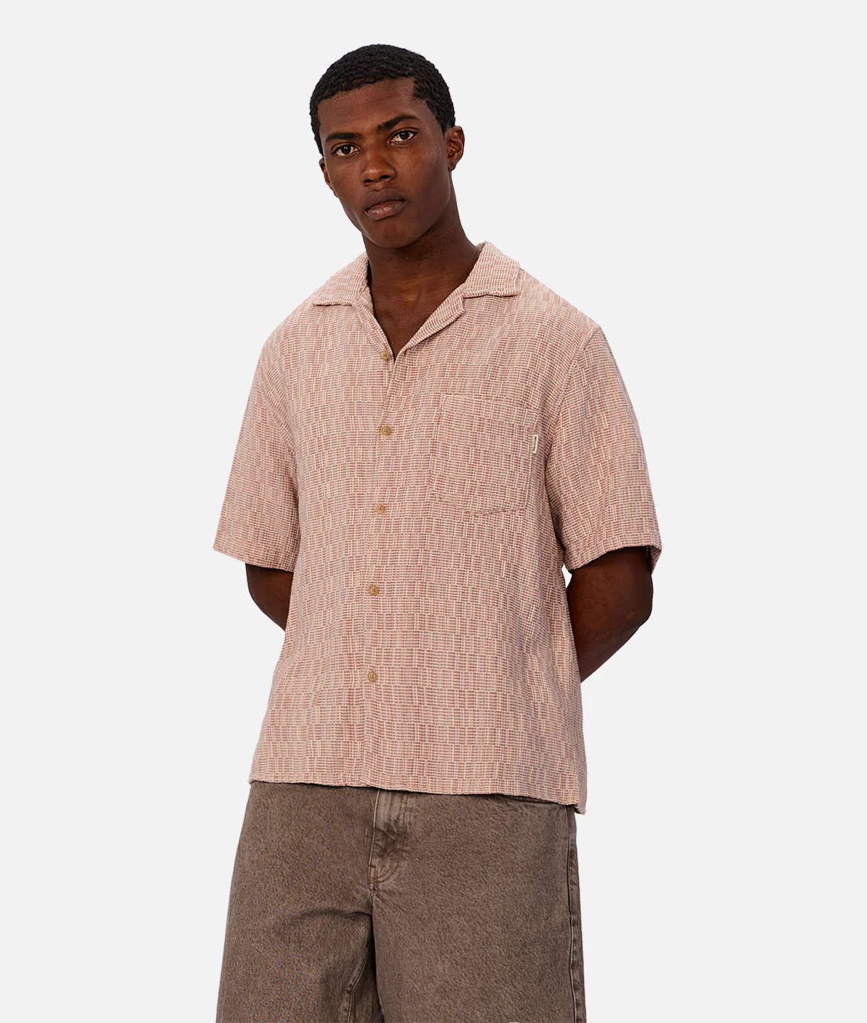 The Clinton Short Sleeve Shirt - Kidney Combo