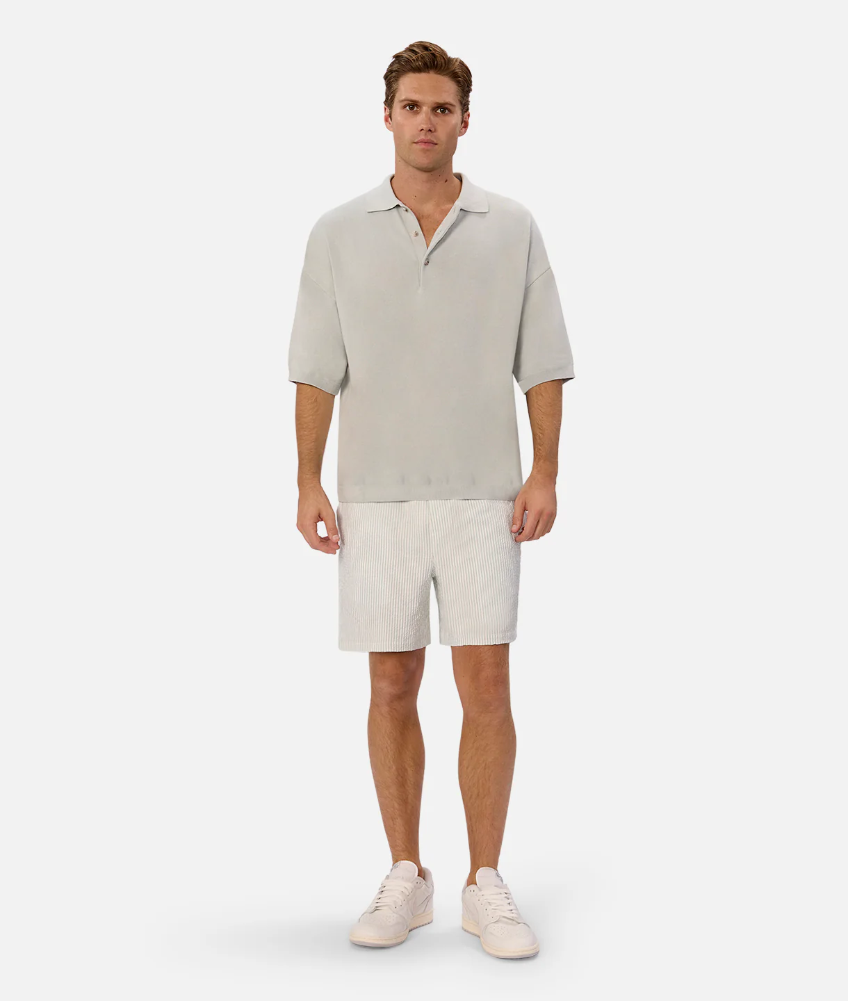 The Coressia Swim Trunk - Dew White