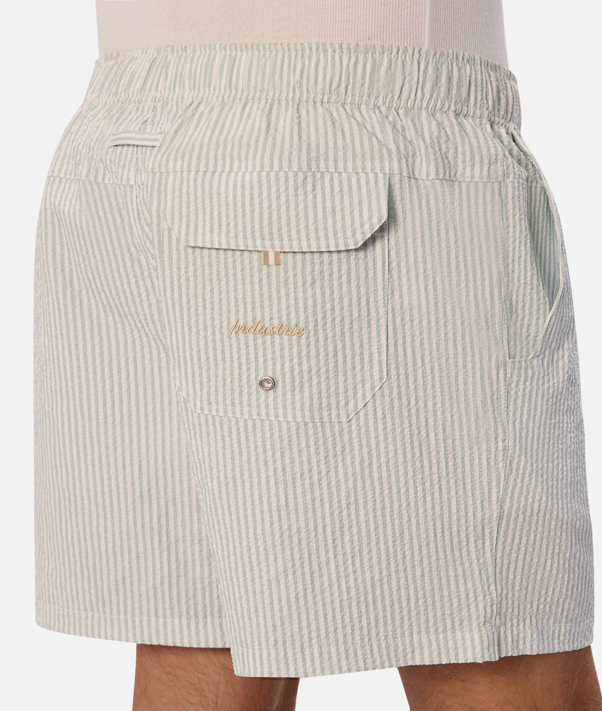 The Coressia Swim Trunk - Dew White