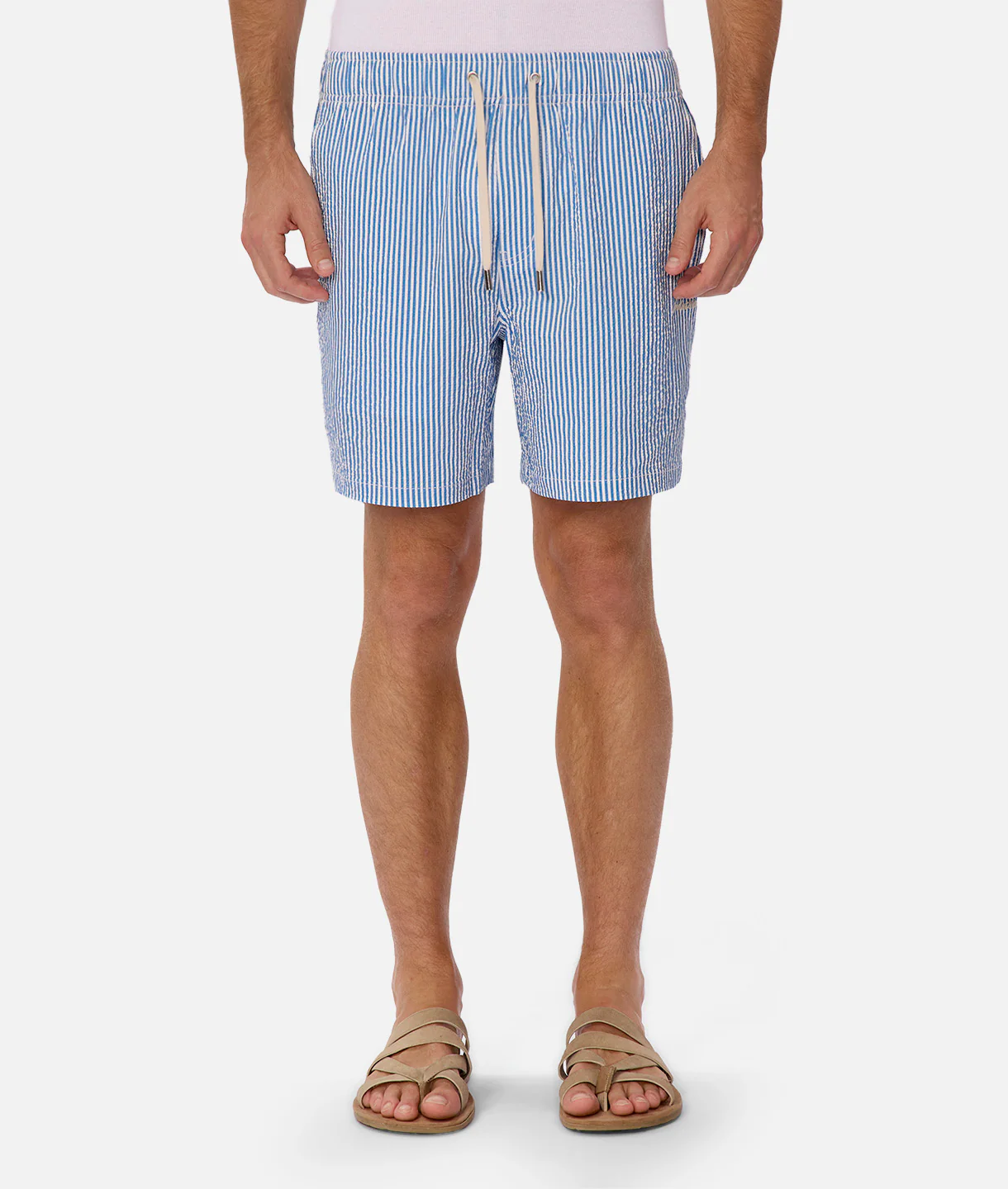The Coressia Swim Trunk - Royal White