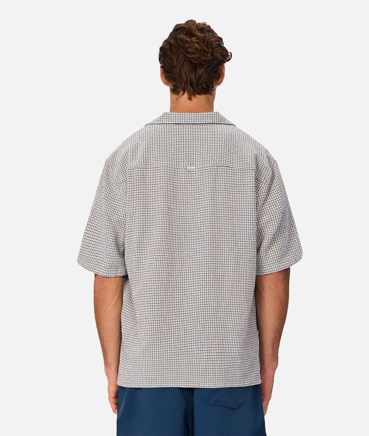 The Cornella Short Sleeve Shirt - Petrol Combo