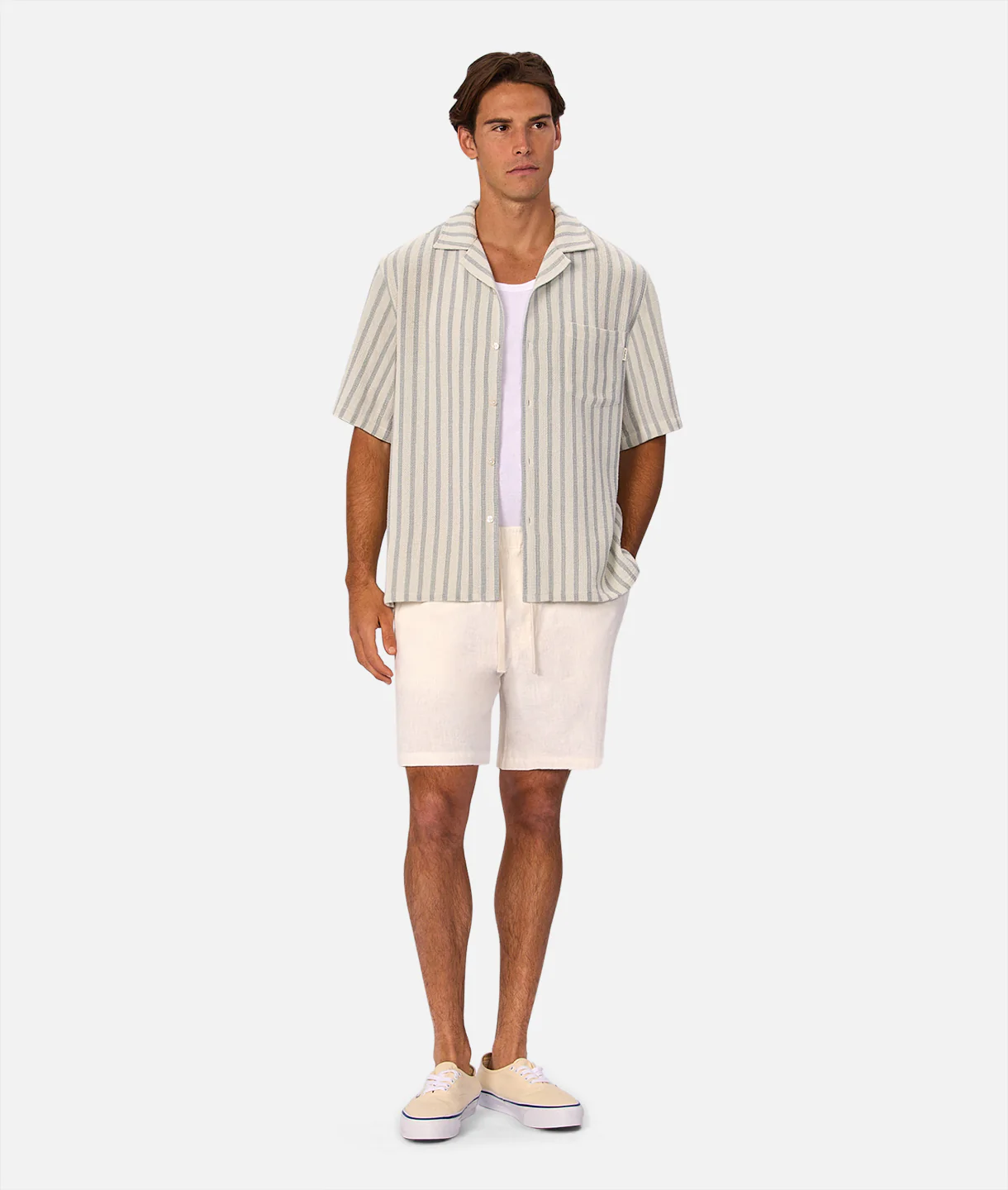 The Cresta Short Sleeve Shirt - Mint / Aqua