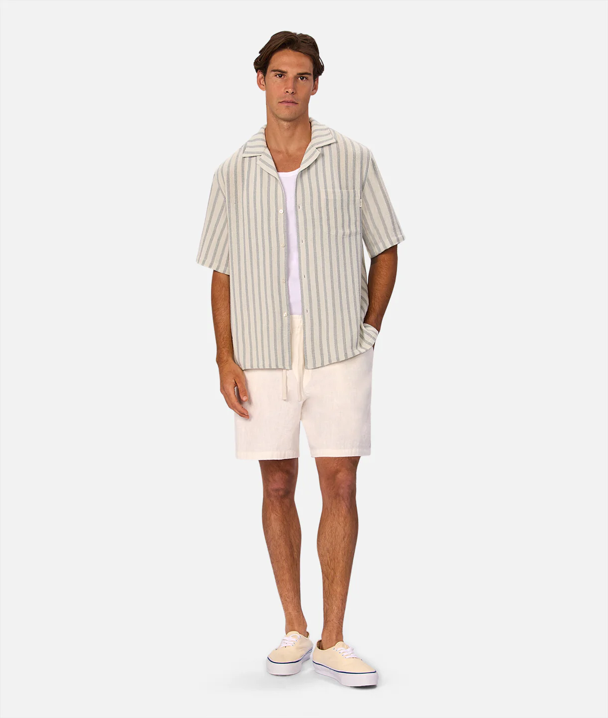 The Cresta Short Sleeve Shirt - Mint / Aqua