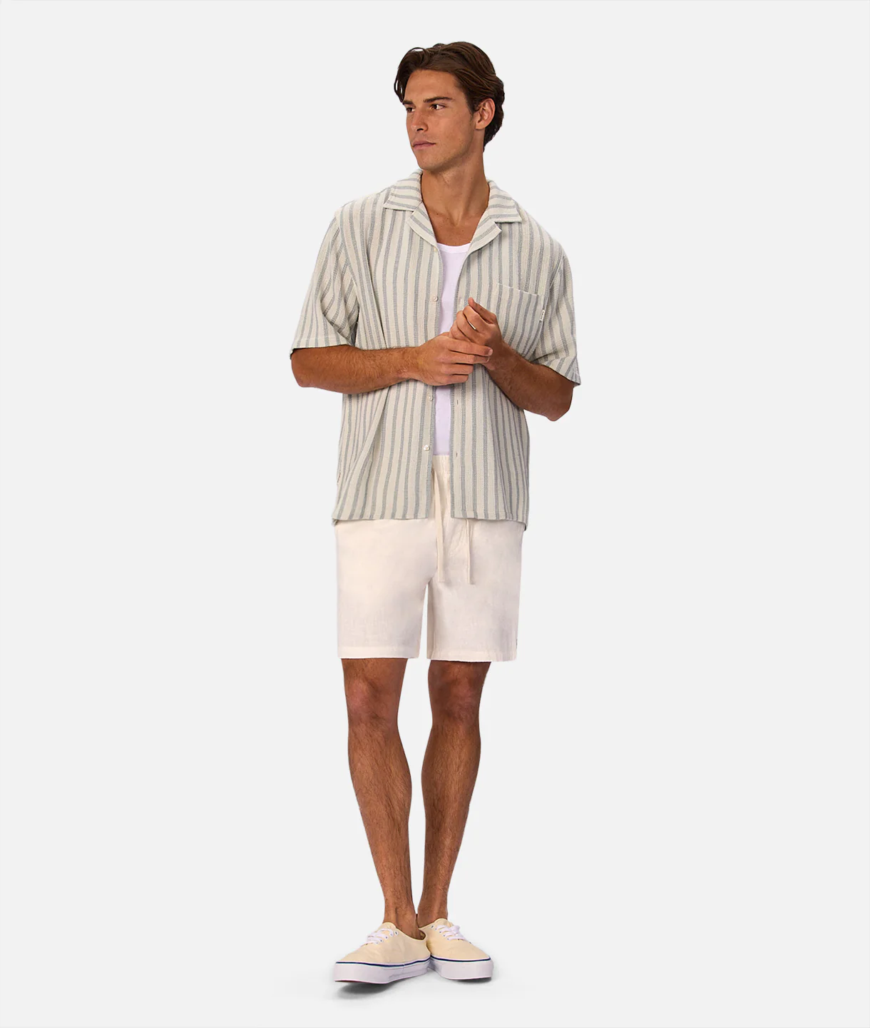 The Cresta Short Sleeve Shirt - Mint / Aqua