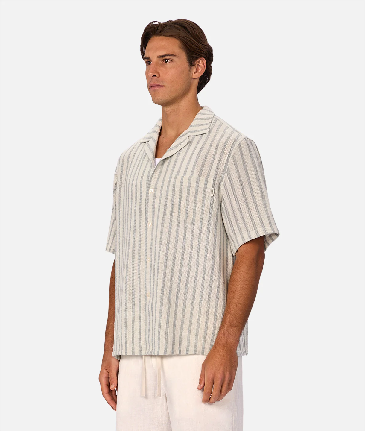 The Cresta Short Sleeve Shirt - Mint / Aqua