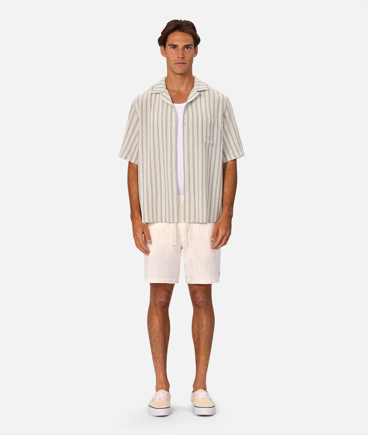 The Cresta Short Sleeve Shirt - Mint / Aqua