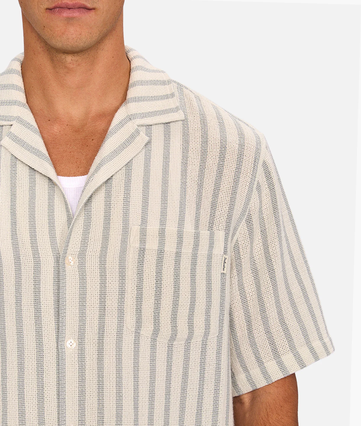 The Cresta Short Sleeve Shirt - Mint / Aqua